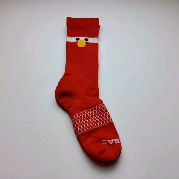 Bombas Sesame Street Elmo Crew Socks Size M - Picture 1 of 4